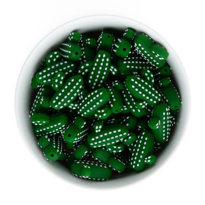 Silicone Focal Beads Prickly Cactus from Cara & Co Craft Supply