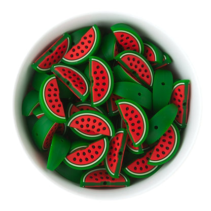 Silicone Focal Beads Watermelons from Cara & Co Craft Supply