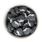 Silicone Focal Beads Whales Charcoal Grey from Cara & Co Craft Supply