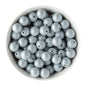 Silicone Round Beads 15mm Opal Glacier Grey from Cara & Co Craft Supply