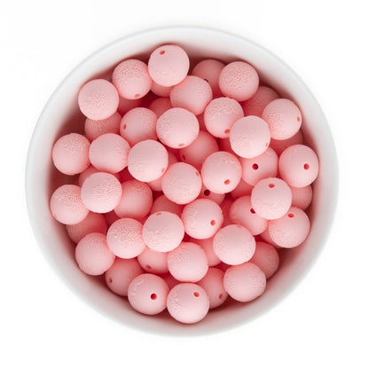 Silicone Round Beads Embossed Rounds 15mm from Cara & Co Craft Supply