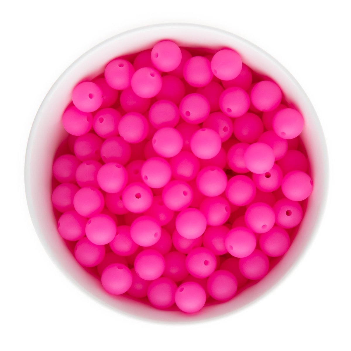 Silicone Round Beads Glow in the Dark Rounds 12mm from Cara & Co Craft Supply