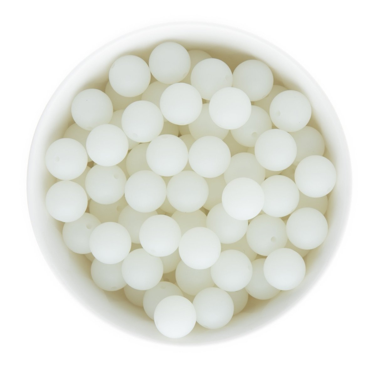 Silicone Round Beads Glow in the Dark Rounds 15mm from Cara & Co Craft Supply