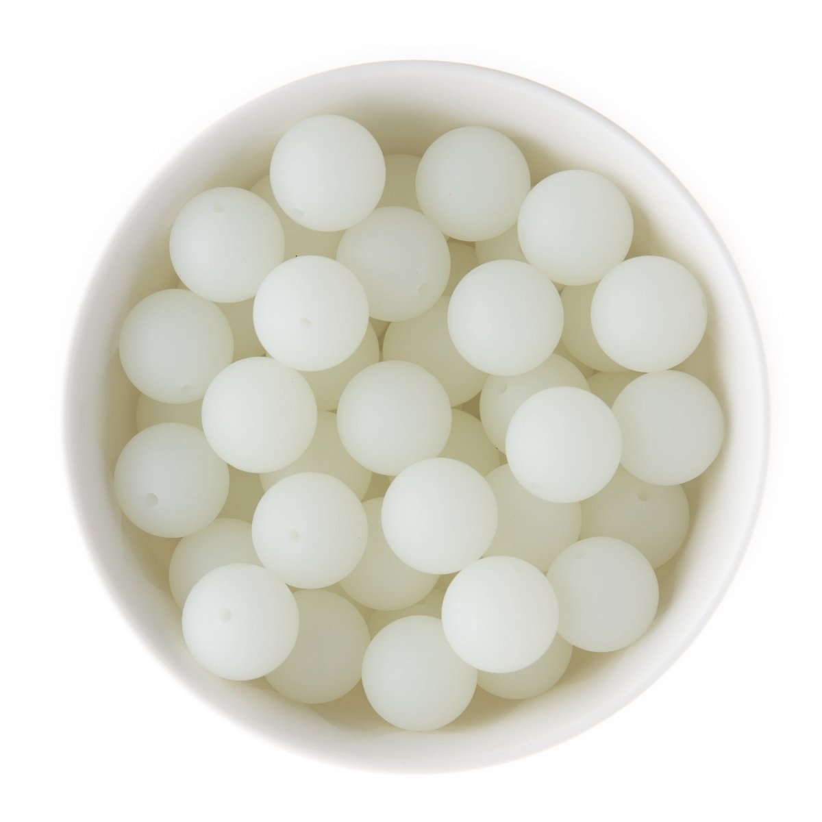 Silicone Round Beads Glow in the Dark Rounds 19mm from Cara & Co Craft Supply