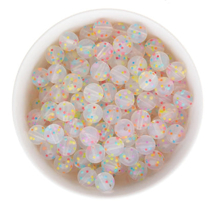 Silicone Round Beads Sprinkle Rounds 12mm from Cara & Co Craft Supply