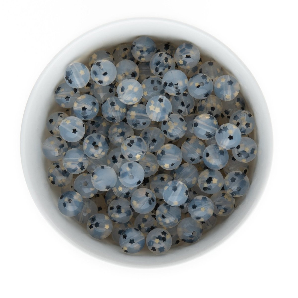 Silicone Round Beads Sprinkle Rounds 12mm from Cara & Co Craft Supply