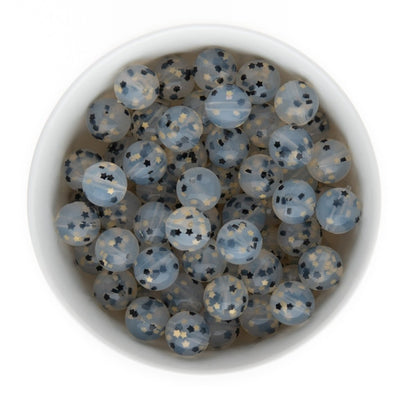 Silicone Round Beads Sprinkle Rounds 15mm from Cara & Co Craft Supply