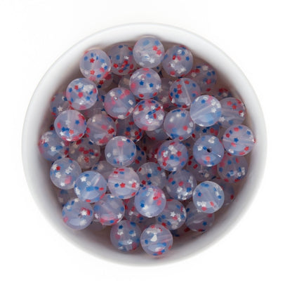 Silicone Round Beads Sprinkle Rounds 15mm from Cara & Co Craft Supply