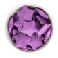Silicone Shape Beads Faceted Stars Lavender from Cara & Co Craft Supply