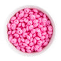 Silicone Shape Beads Saucers Cotton Candy Pink from Cara & Co Craft Supply