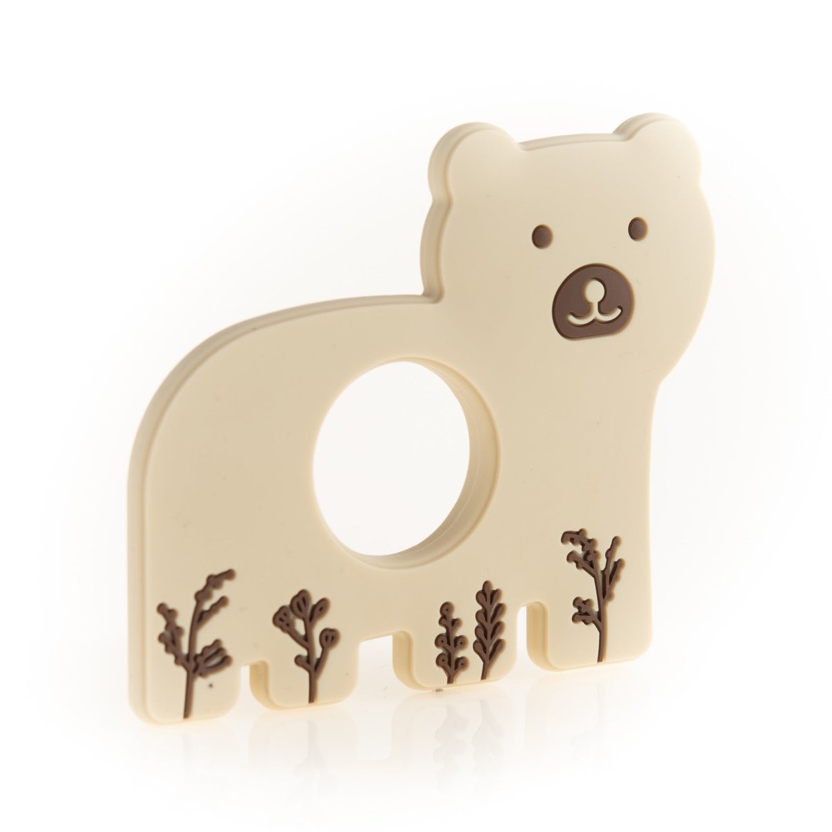Silicone Teethers and Pendants Mama Bear Wheat from Cara & Co Craft Supply