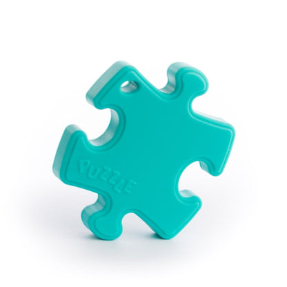 Silicone Teethers and Pendants Puzzle Turquoise from Cara & Co Craft Supply