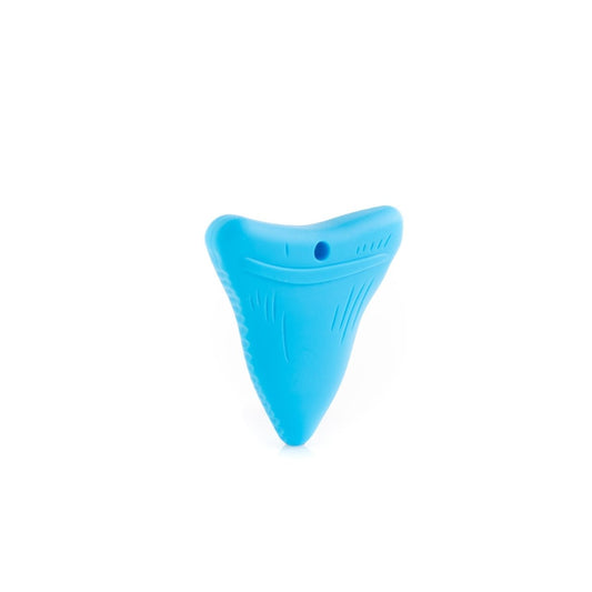 Silicone Teethers and Pendants Shark Tooth Sky Blue from Cara & Co Craft Supply