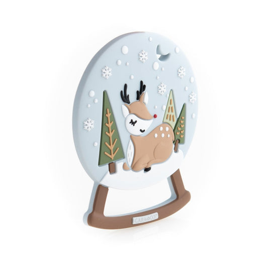 Silicone Teethers and Pendants Snow Globes Rudolph from Cara & Co Craft Supply