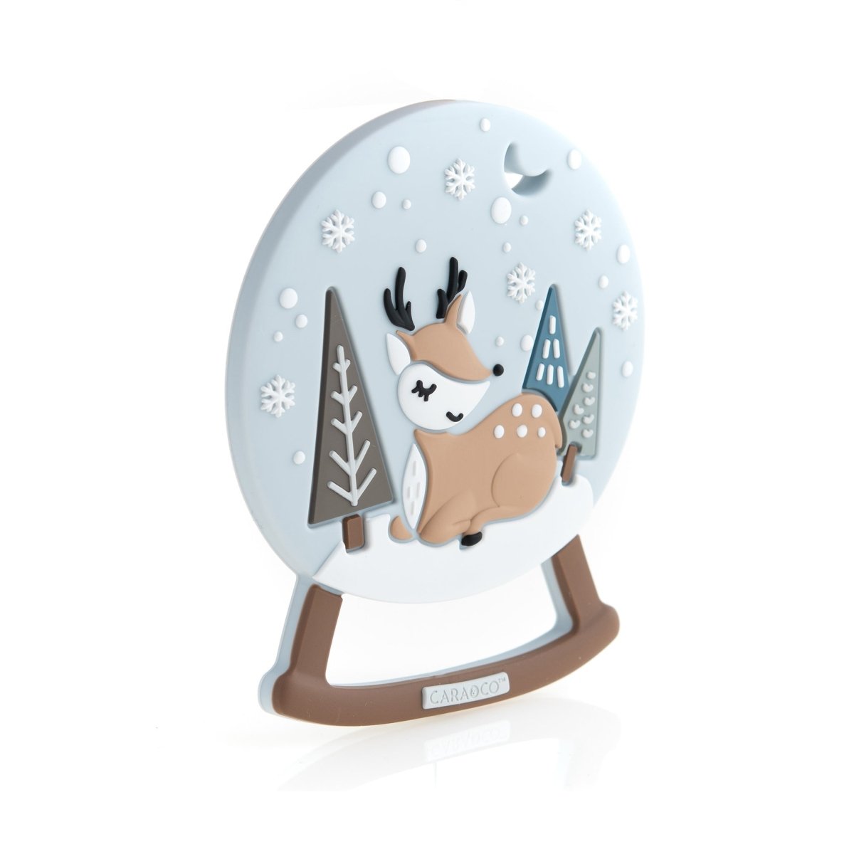 Silicone Teethers and Pendants Snow Globes Winter Wonderland from Cara & Co Craft Supply