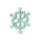 Silicone Teethers and Pendants Snowflakes Mint from Cara & Co Craft Supply