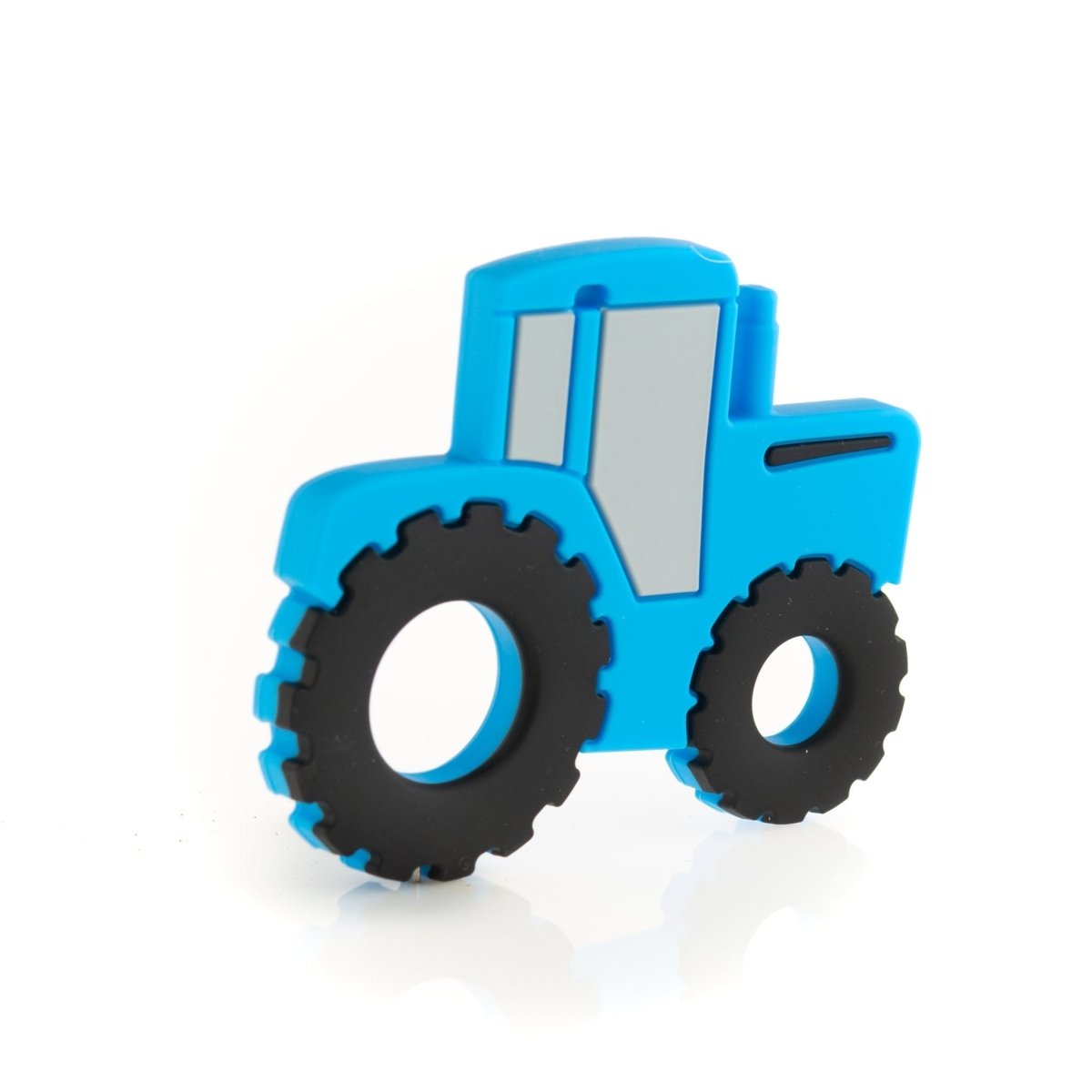 Silicone Teethers and Pendants Tractors Sky Blue from Cara & Co Craft Supply