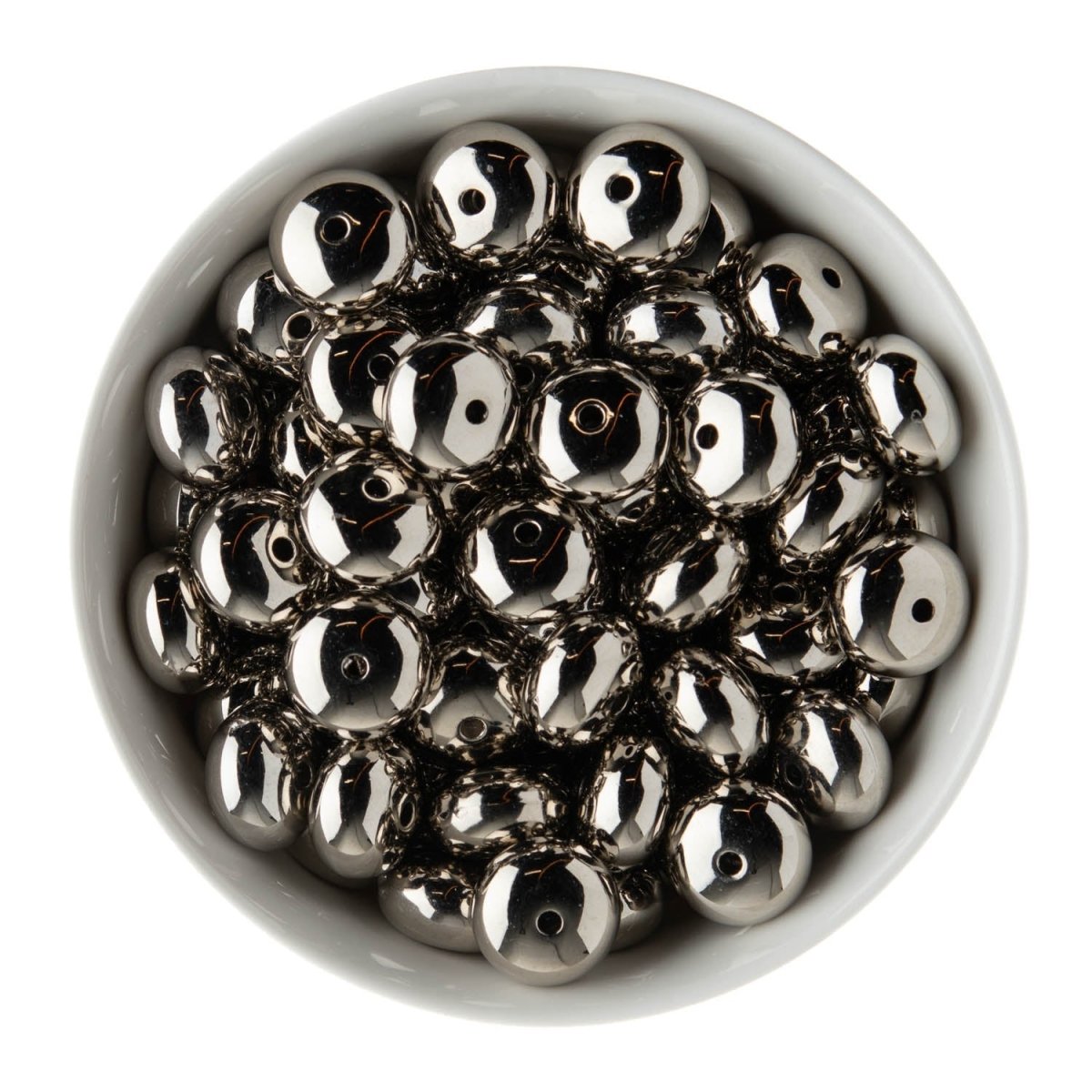 Spacer Beads Abacus 18mm Silver from Cara & Co Craft Supply