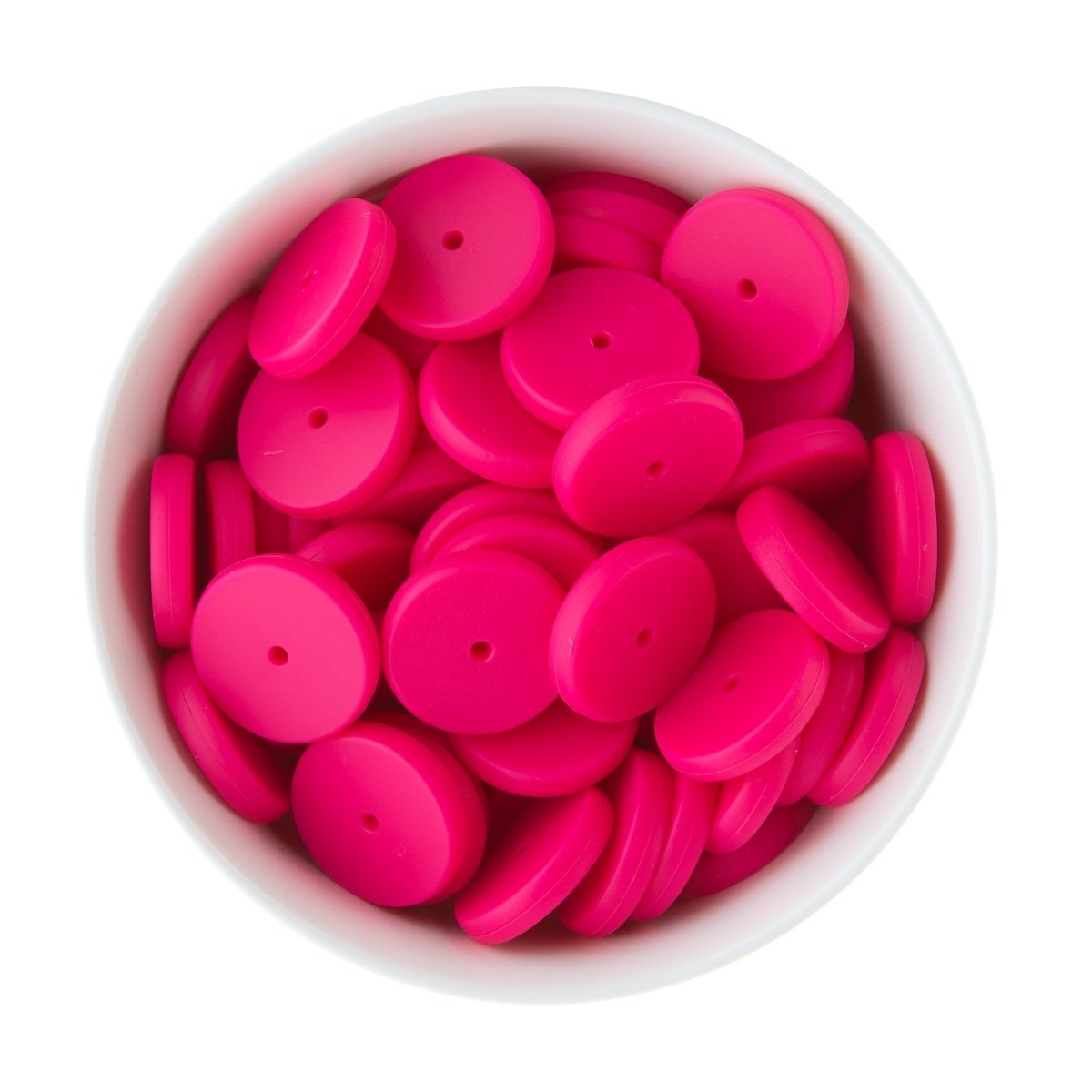 Spacer Beads Coins Sassy Pink from Cara & Co Craft Supply