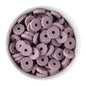 Spacer Beads Leaf Embossed Mauve from Cara & Co Craft Supply