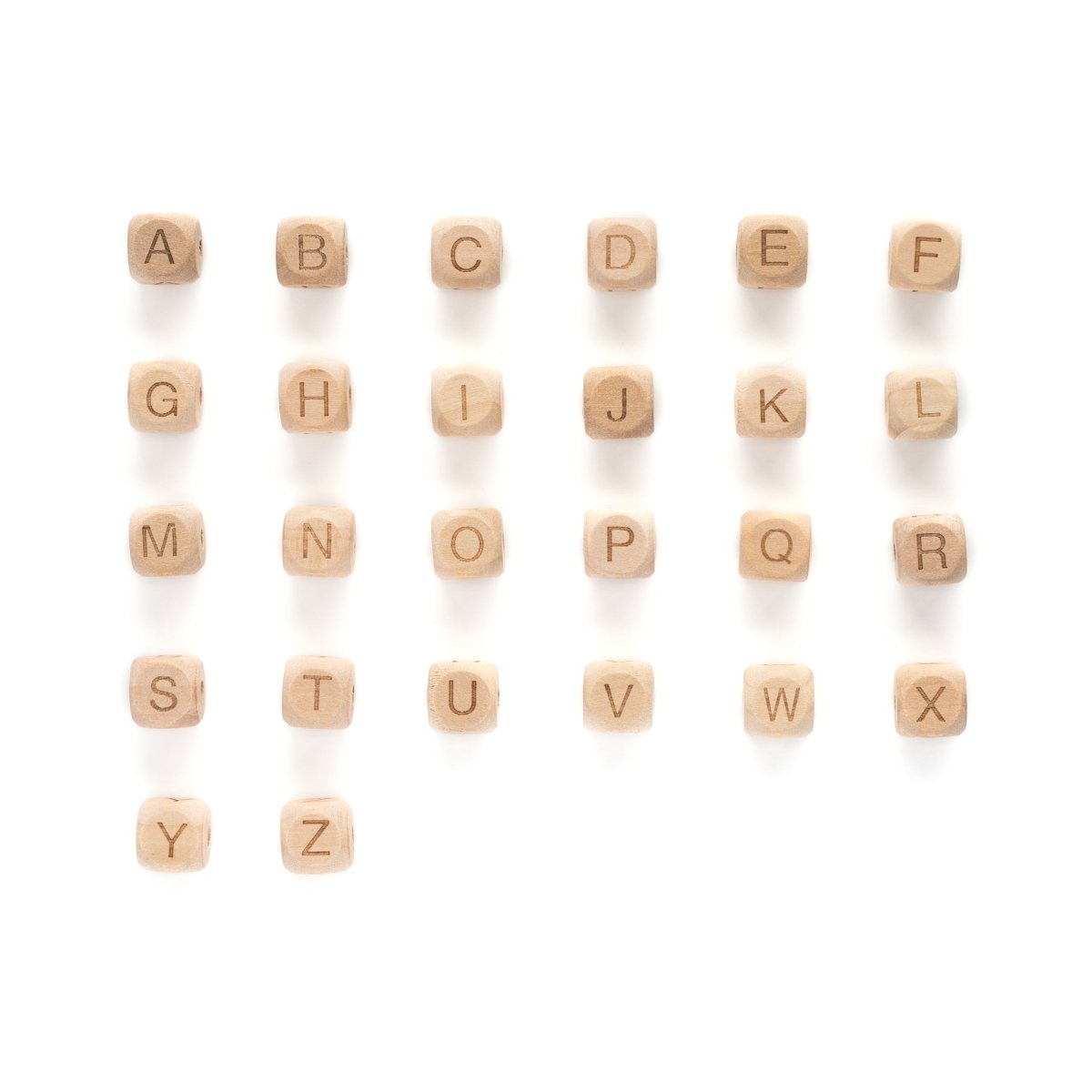 Cara & Co on sale Alphabet Letter Start Kit - 125 12mm Silicone Beads - See Description