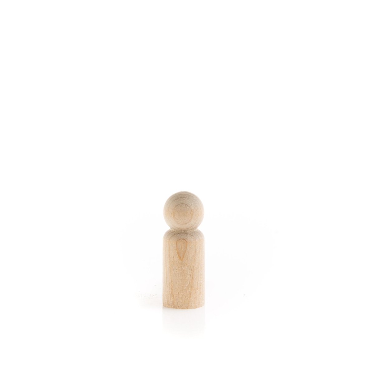 Wood Rings and Pendants Wooden Peg People Boy from Cara & Co Craft Supply