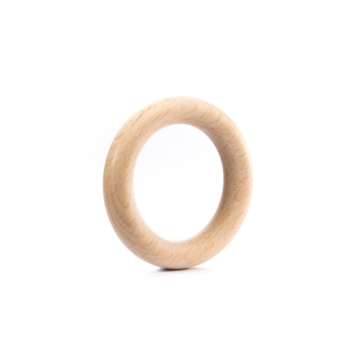 Wood Rings & Pendants Beech Wood 3.20" from Cara & Co Craft Supply
