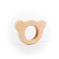 Wood Rings & Pendants Small - Beech Wood Bear from Cara & Co Craft Supply