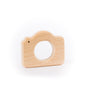 Wood Rings & Pendants Small - Beech Wood Camera from Cara & Co Craft Supply