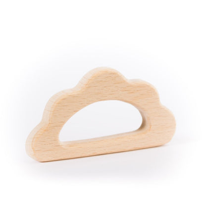Wood Rings & Pendants Small - Beech Wood Cloud from Cara & Co Craft Supply