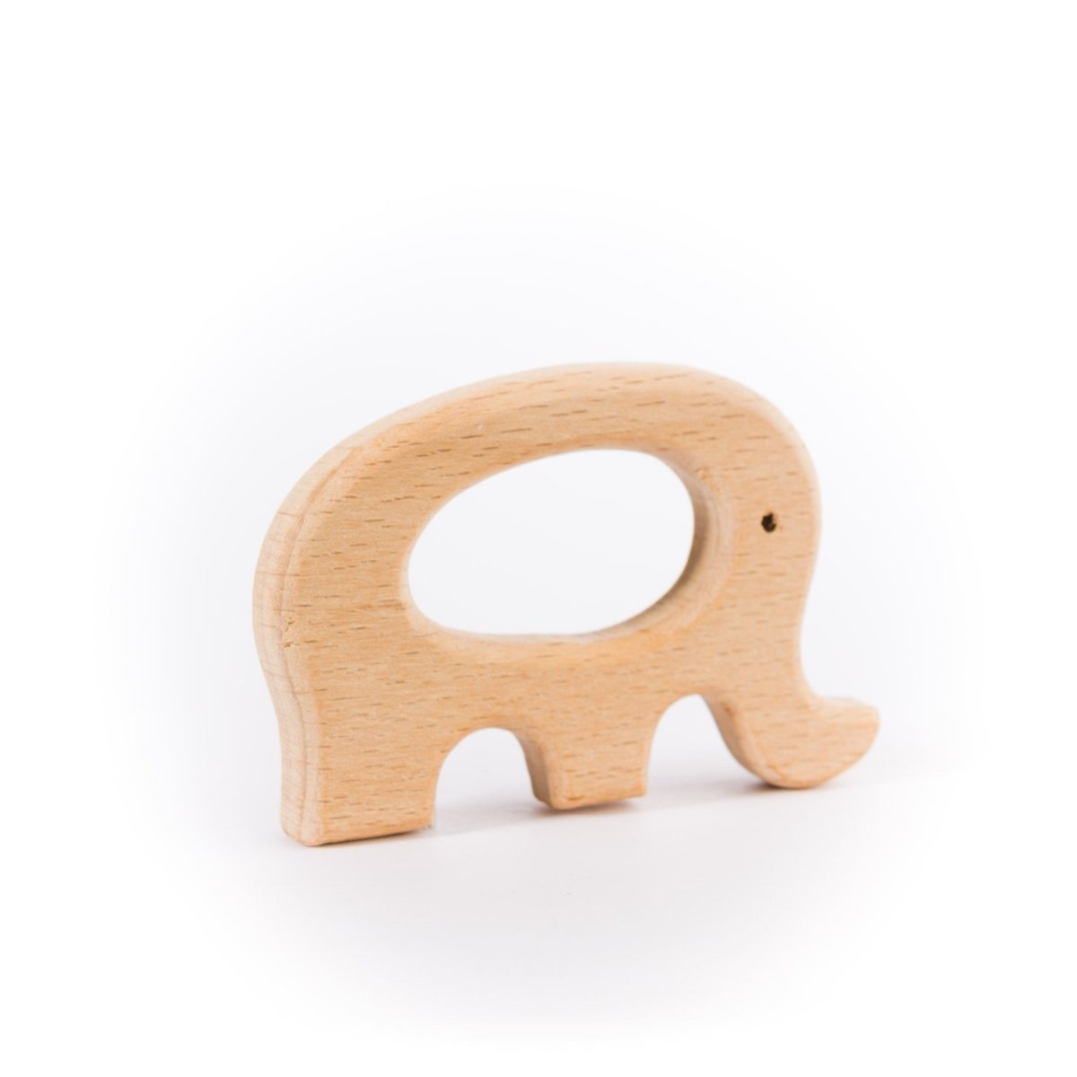 Wood Rings & Pendants Small - Beech Wood Elephant from Cara & Co Craft Supply