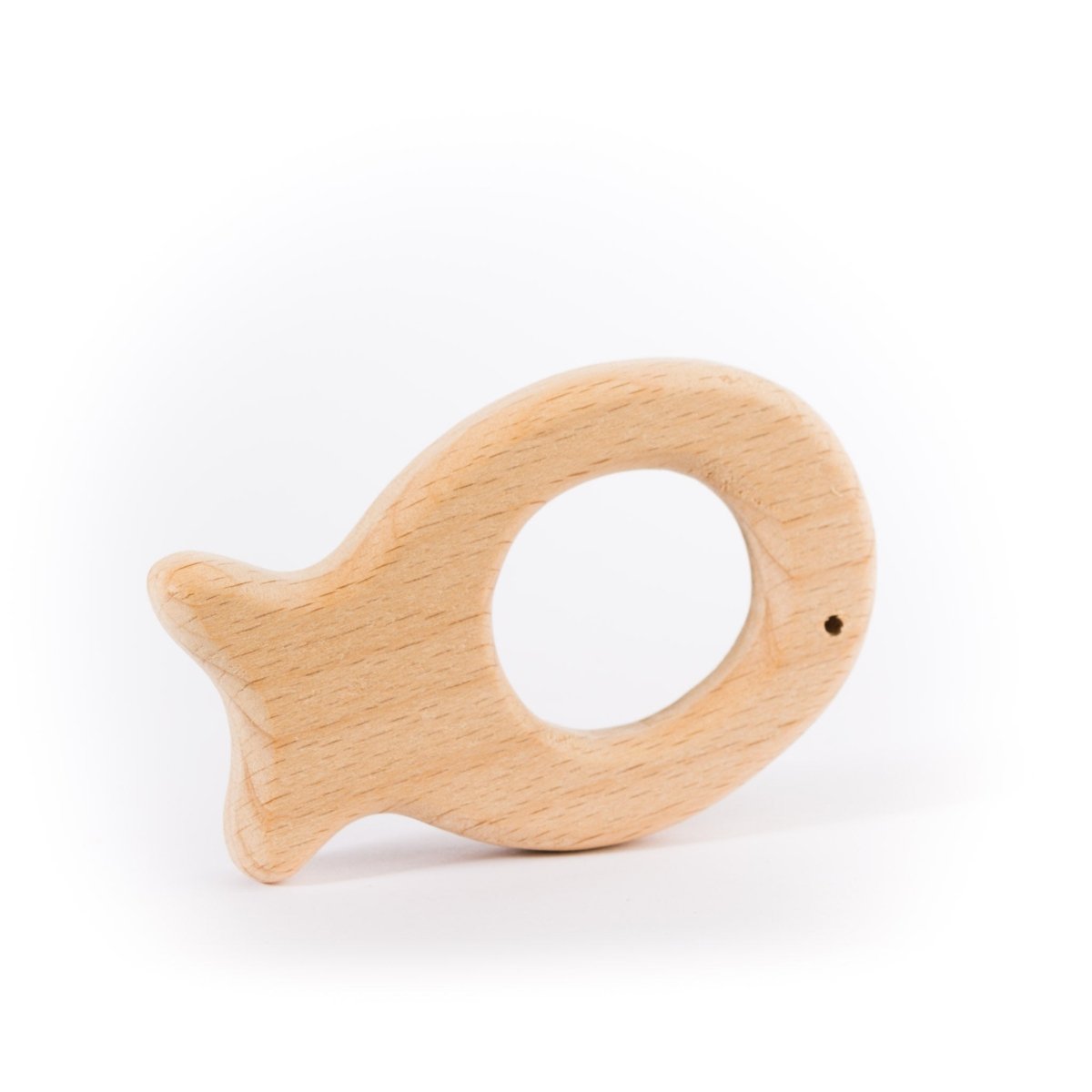 Wood Rings & Pendants Small - Beech Wood Fish from Cara & Co Craft Supply