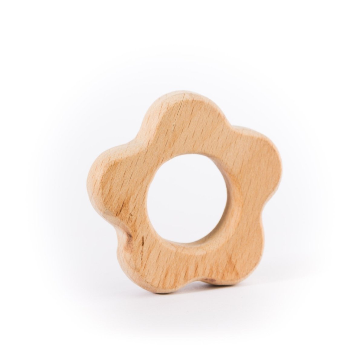 Wood Rings & Pendants Small - Beech Wood Flower from Cara & Co Craft Supply