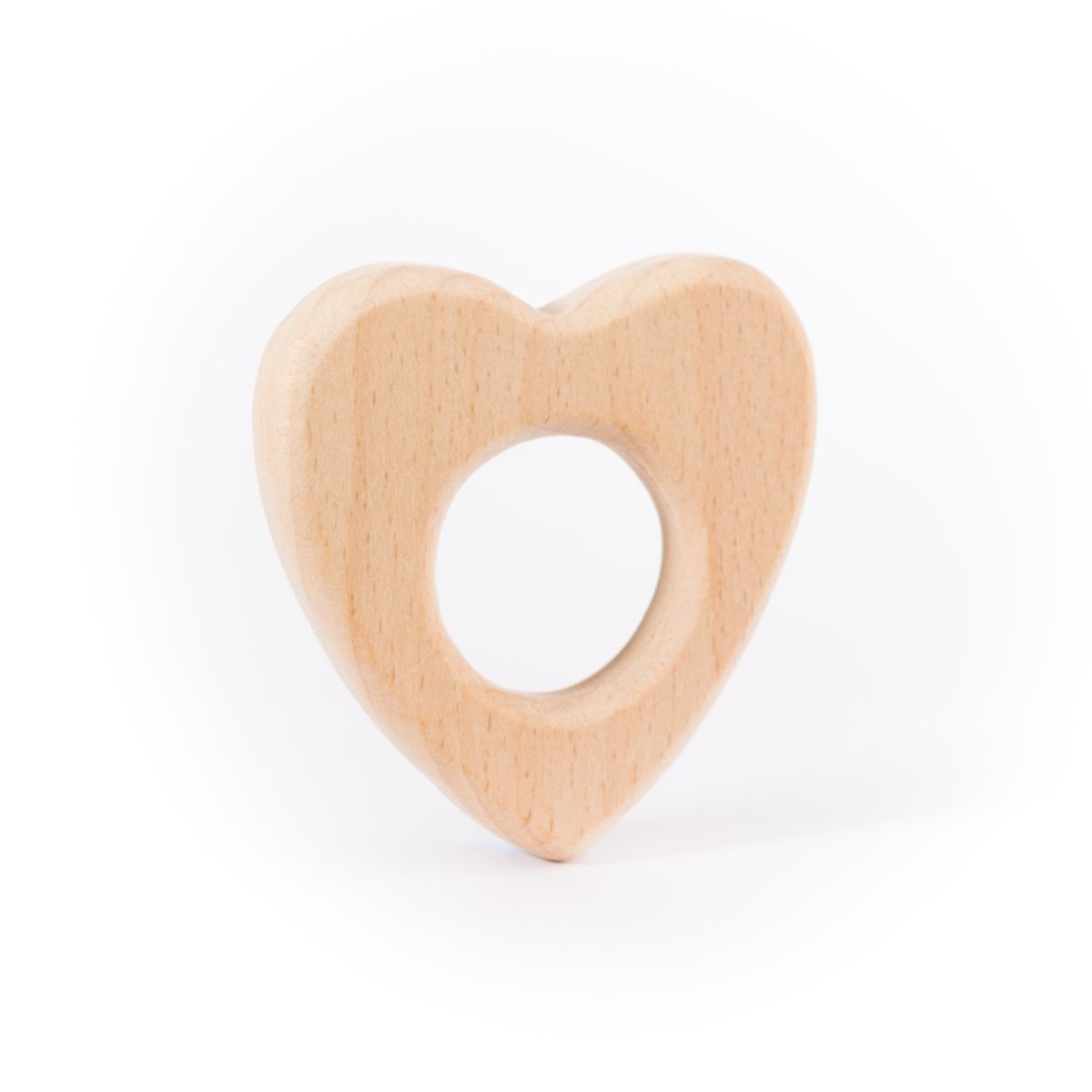 Wood Rings & Pendants Small - Beech Wood Heart from Cara & Co Craft Supply