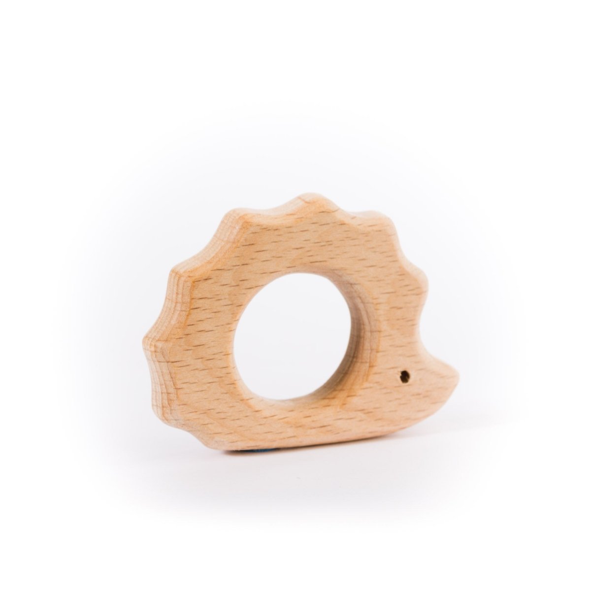 Wood Rings & Pendants Small - Beech Wood Hedgehog from Cara & Co Craft Supply