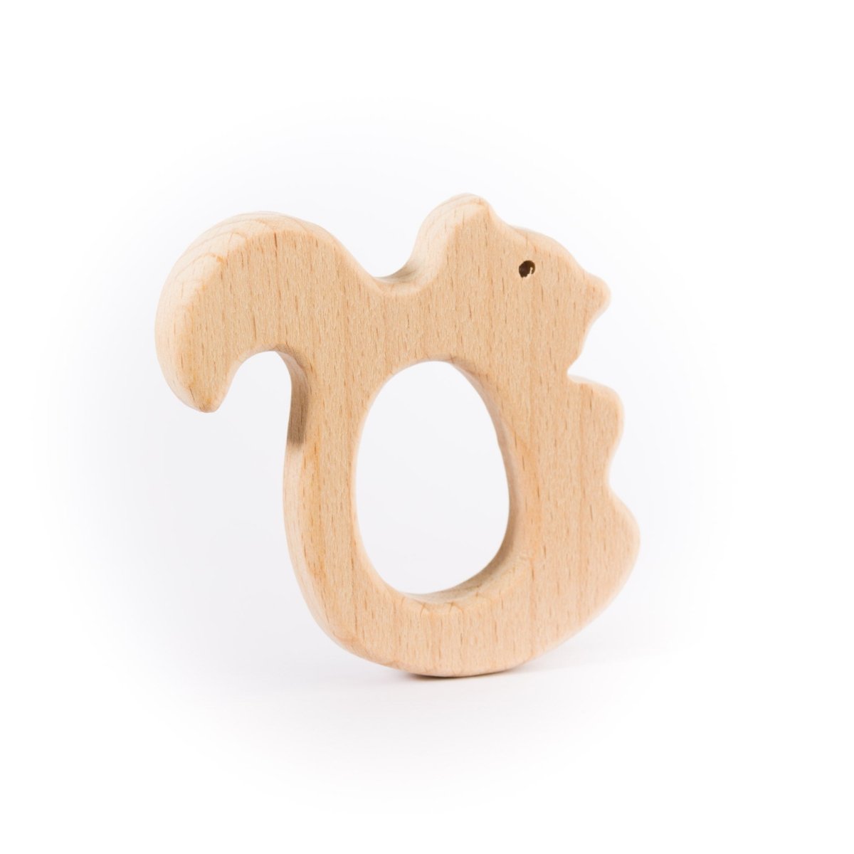 Wood Rings & Pendants Small - Beech Wood Squirrel from Cara & Co Craft Supply