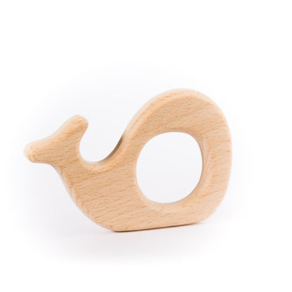 Wood Rings & Pendants Small - Beech Wood Whale from Cara & Co Craft Supply